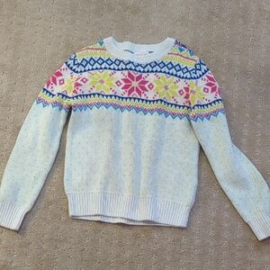 Colorful Patterned Women's Sweater